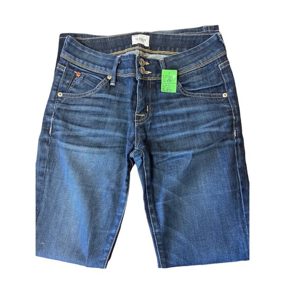 Hudson Bermuda Denim Shorts Size 26 Cotton Polyester Elastane - Picture 1 of 6